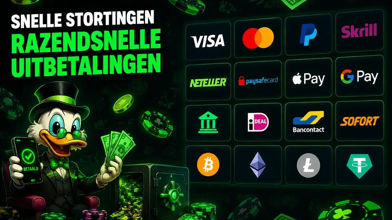 Betalingsmethoden bij Casho bet Casino — Snel Storten en Direct Uitbetalen